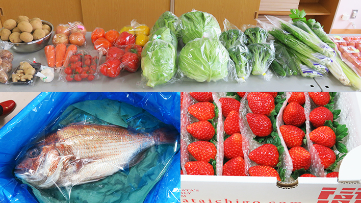 KIDS-シェフレポート 地元の食材