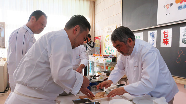 KIDS-シェフレポート 世界三大珍味の体験